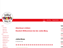 Tablet Screenshot of jublaberg.ch